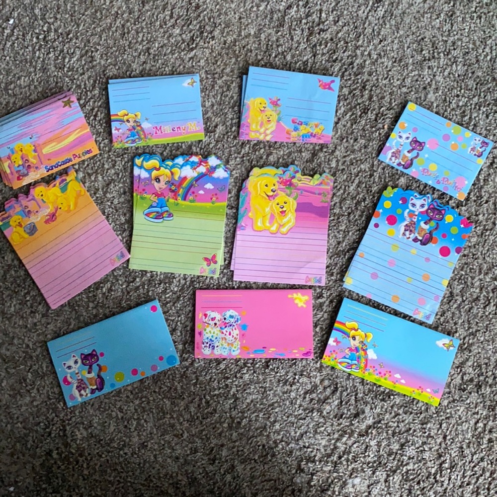 Vintage Lisa Frank Stationery Set